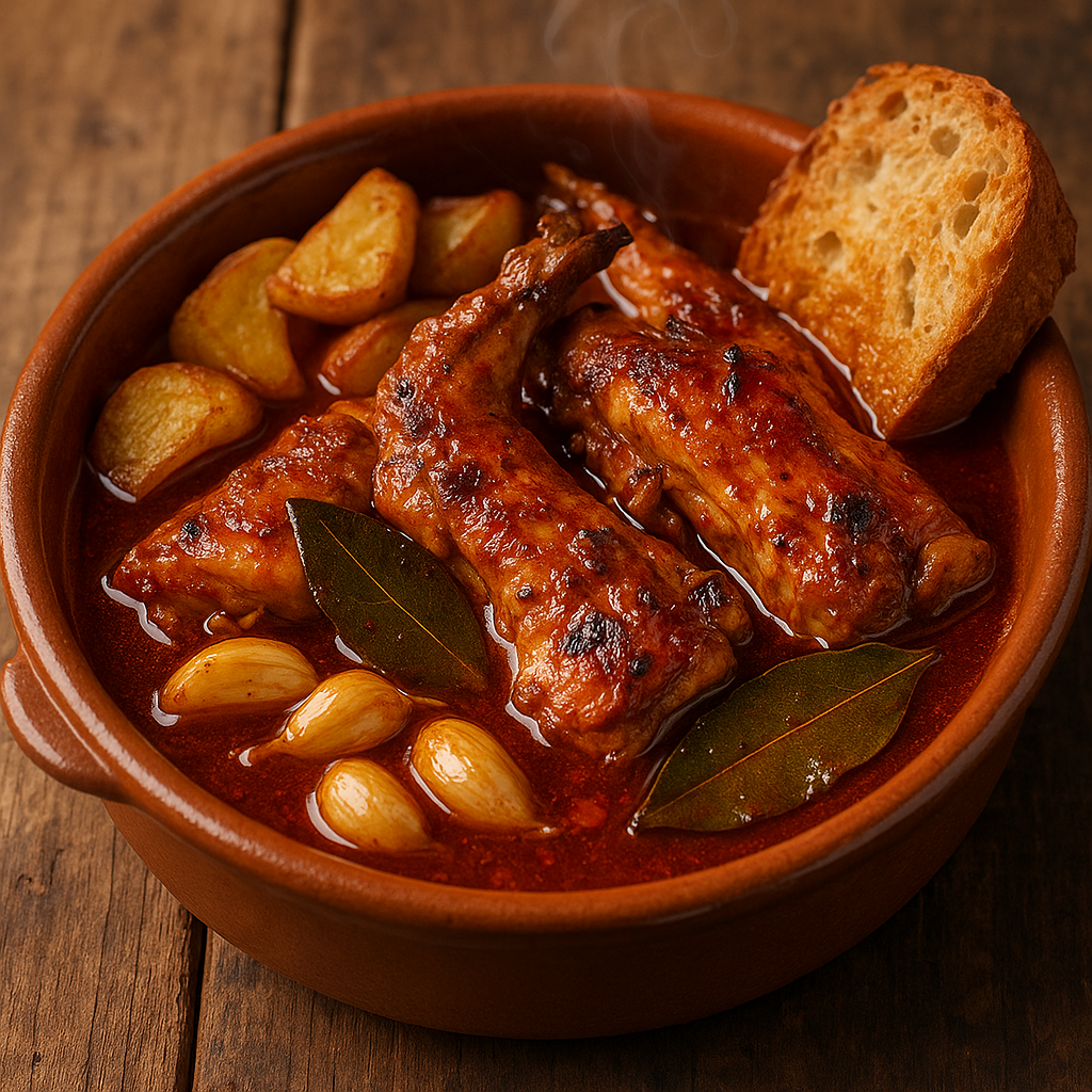 Conejo Piri Piri en escabeche