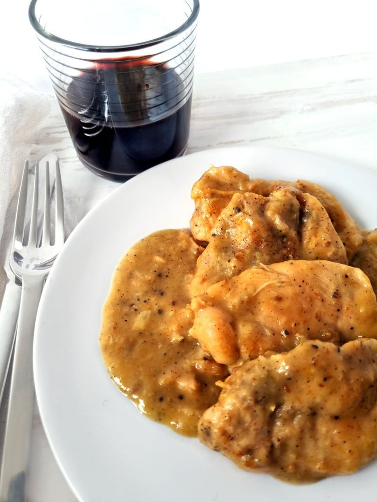 Pollo al cardamomo y pimienta negra