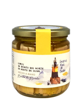Lomos de Bonito del Norte en aceite de oliva Conservas Faro de Burela