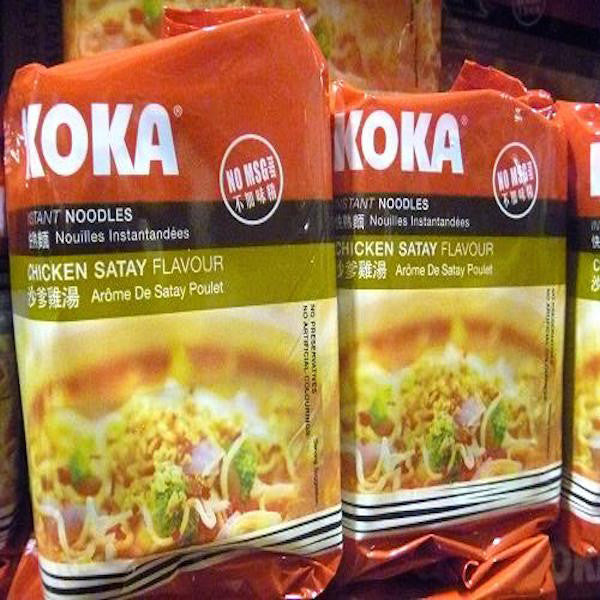 Koka noodles satay pack de 5 - savourshop.es