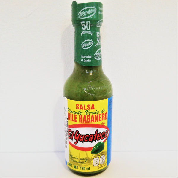 Salsa Verde de chile habanero El Yucateco 120ml