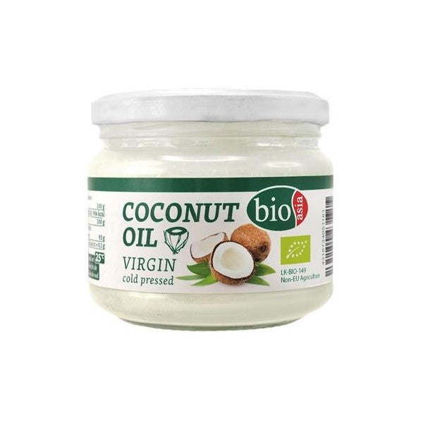 Aceite de coco de cultivo ecológico virgen en formato de 250ml prensado en frío y sin blanquear