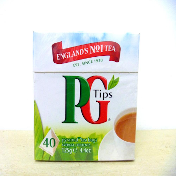 PG Tips Bolsas de té descafeinado, 40 unidades